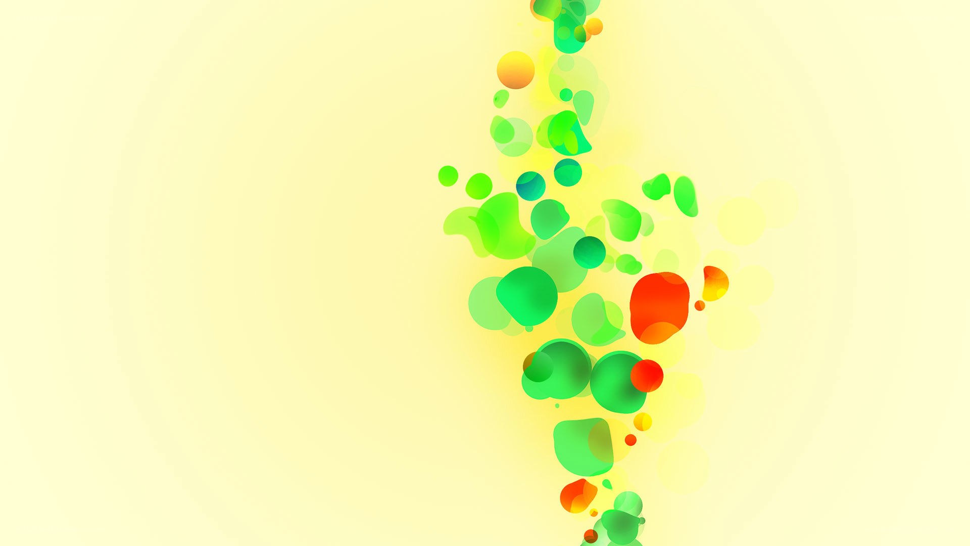 colorful abstract bubble pattern