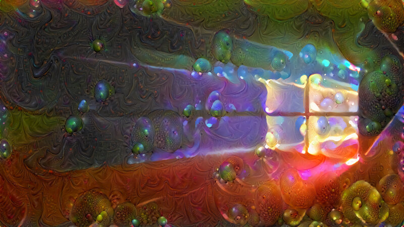 Colorful Abstract Bubbles — Green