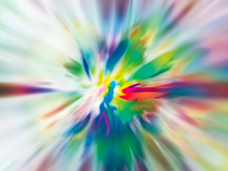 Colorful Abstract Burst