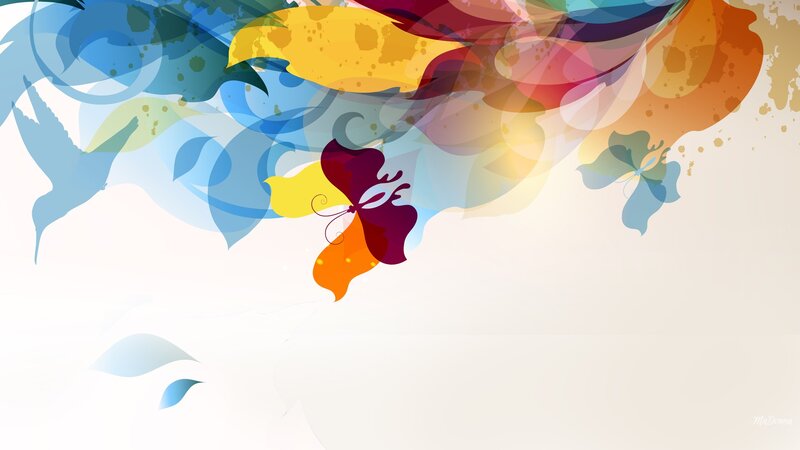 Colorful Abstract Butterflies