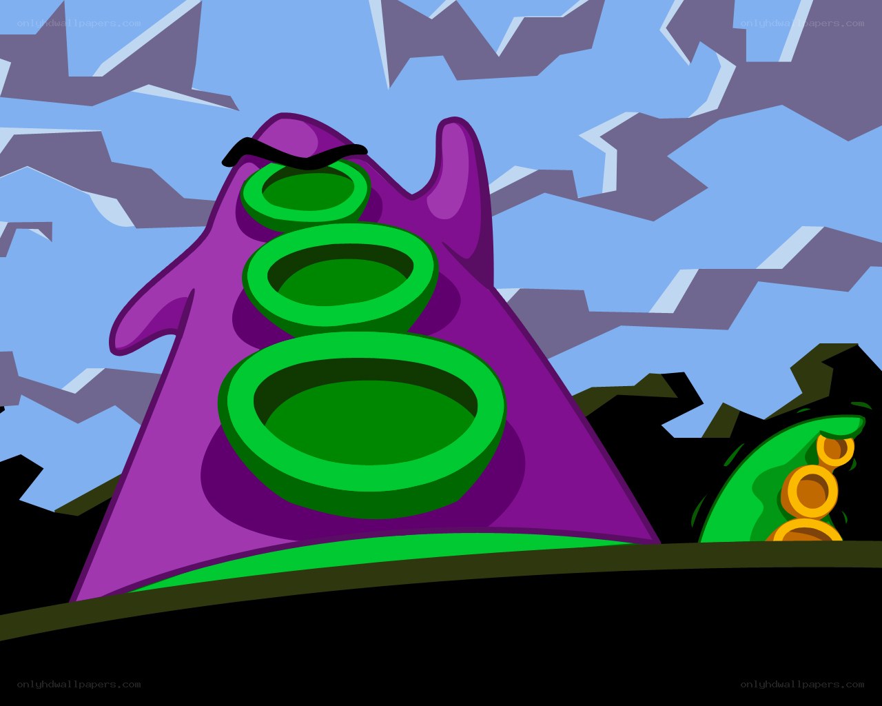 colorful abstract character