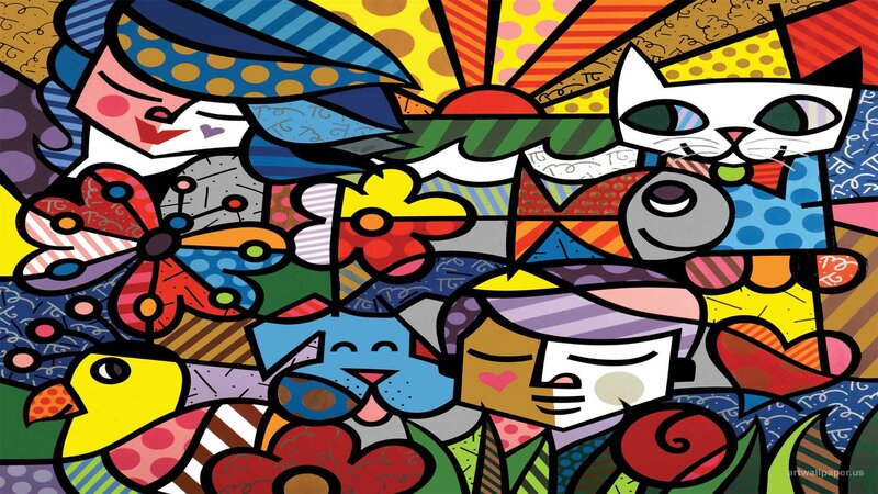 Colorful Abstract Characters