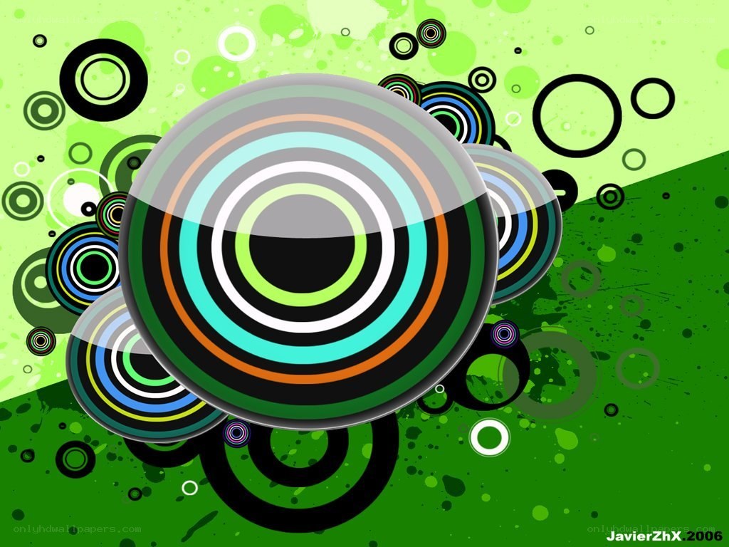colorful abstract circle design