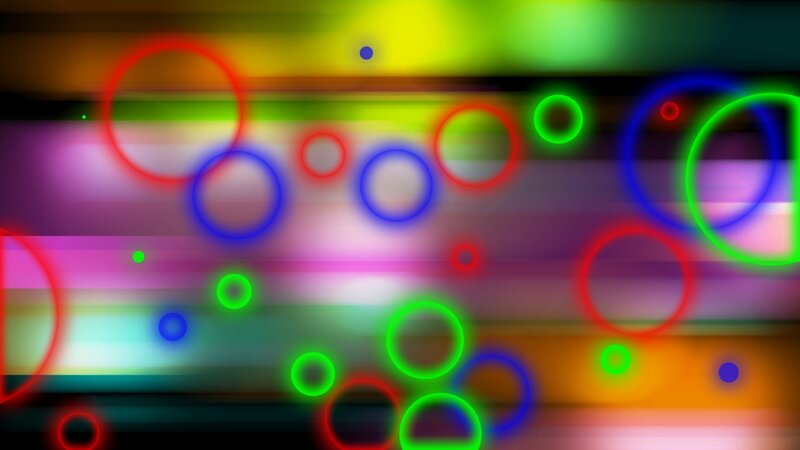 colorful abstract circles