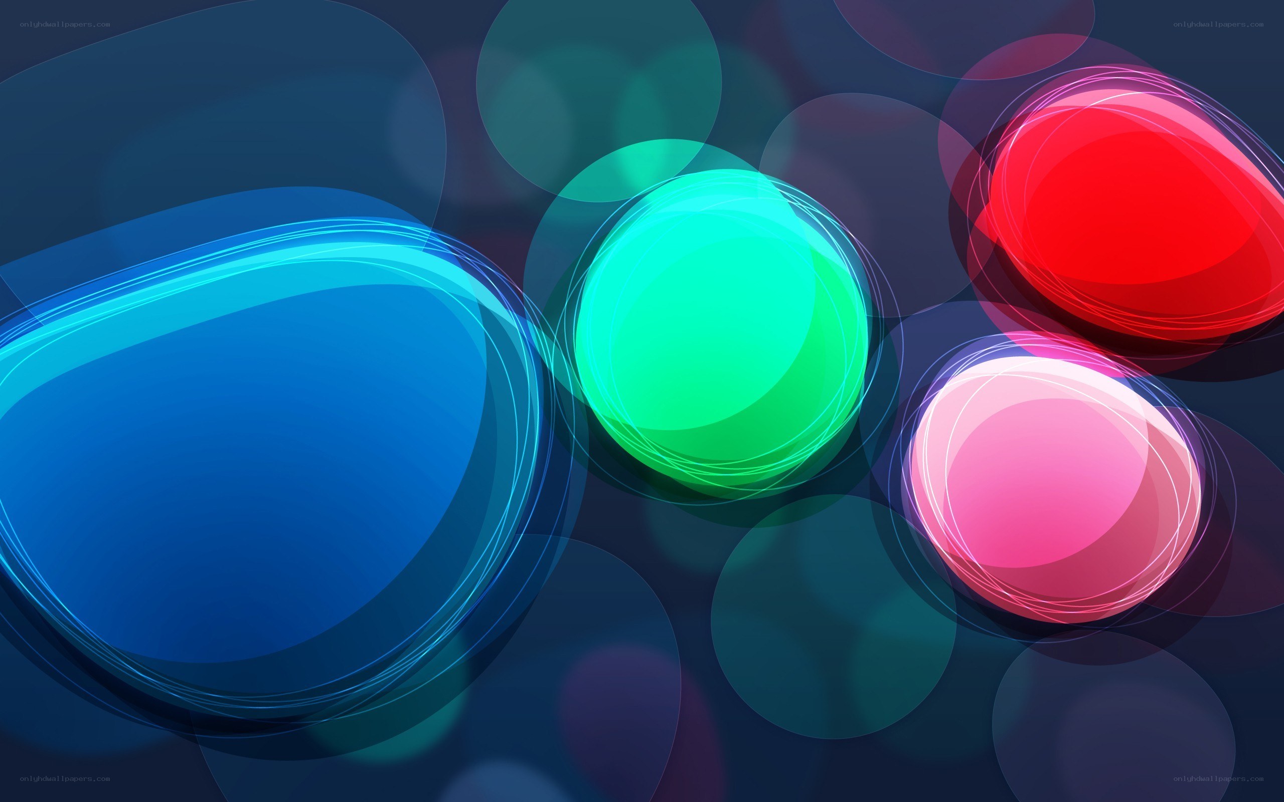 colorful abstract circles