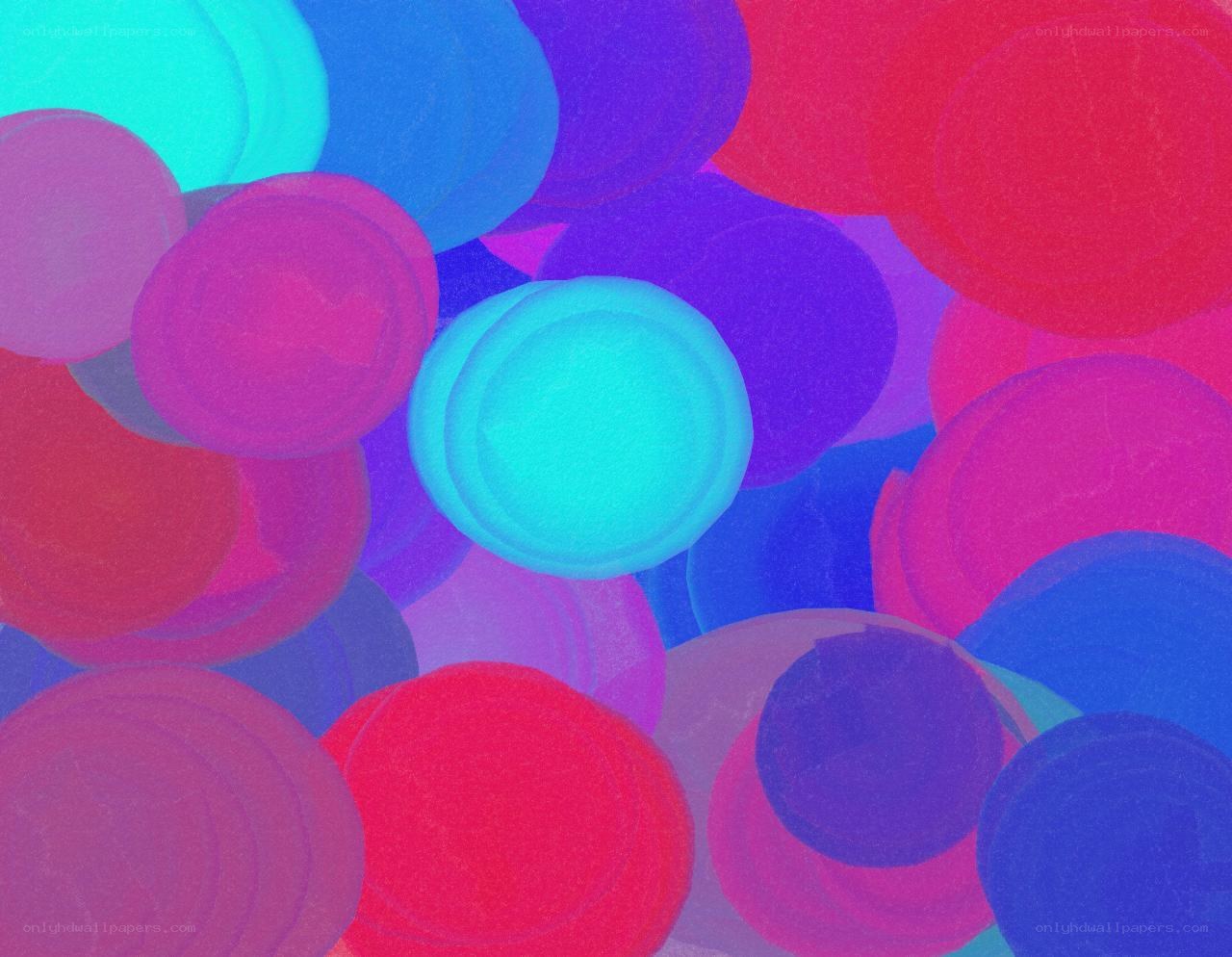 Colorful abstract circles
