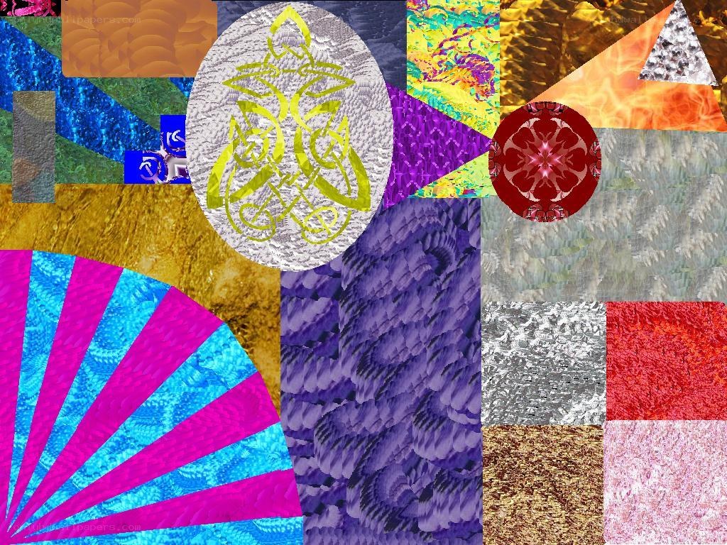 colorful abstract collage
