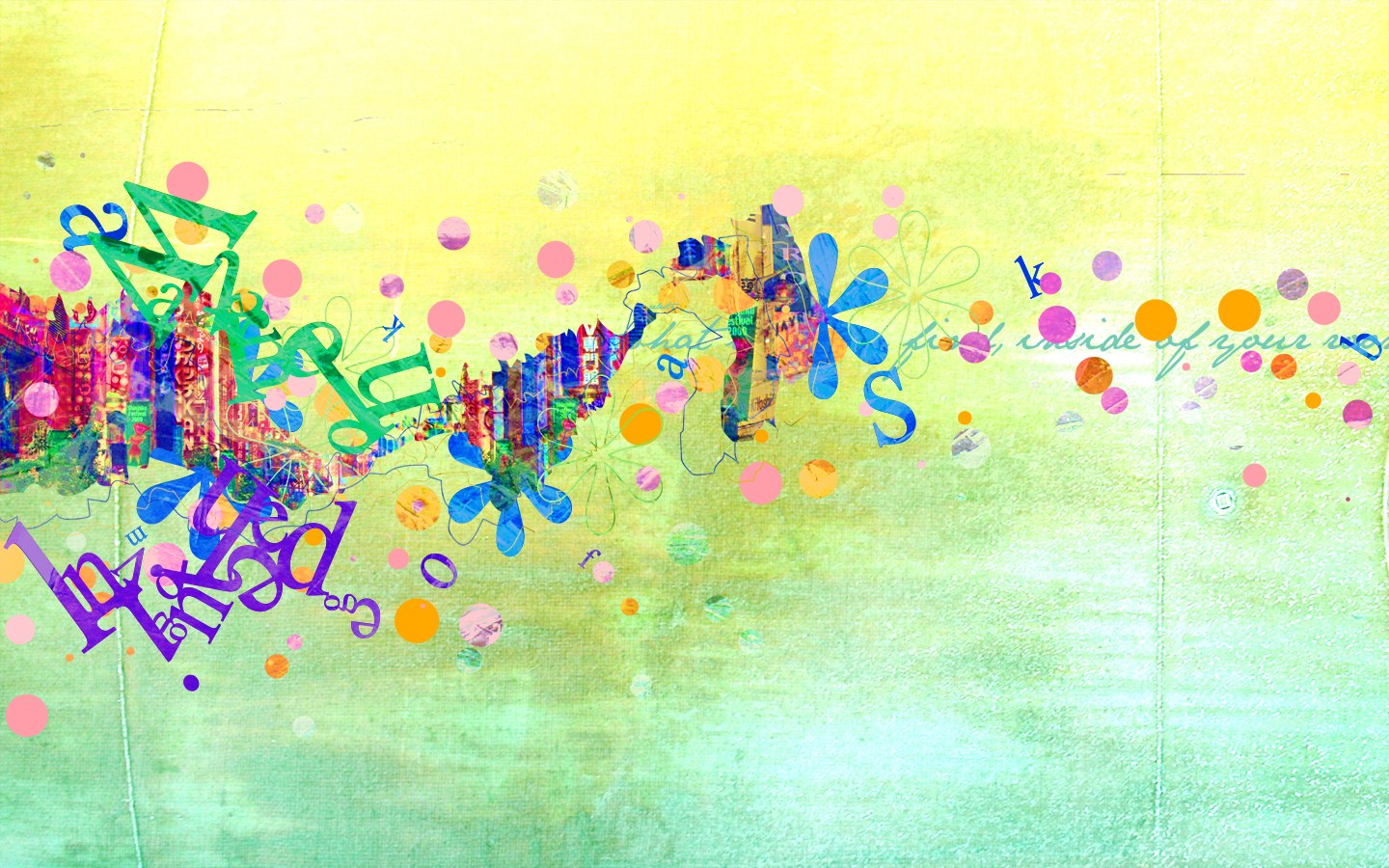colorful abstract collage art