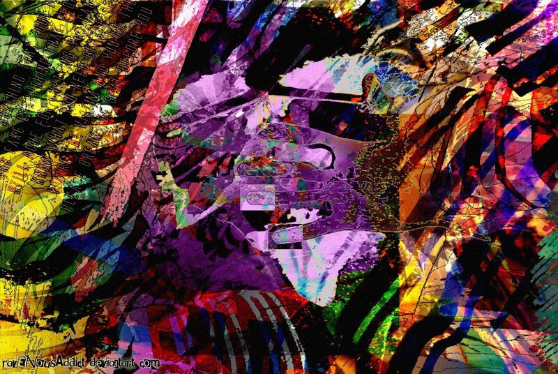colorful abstract collage