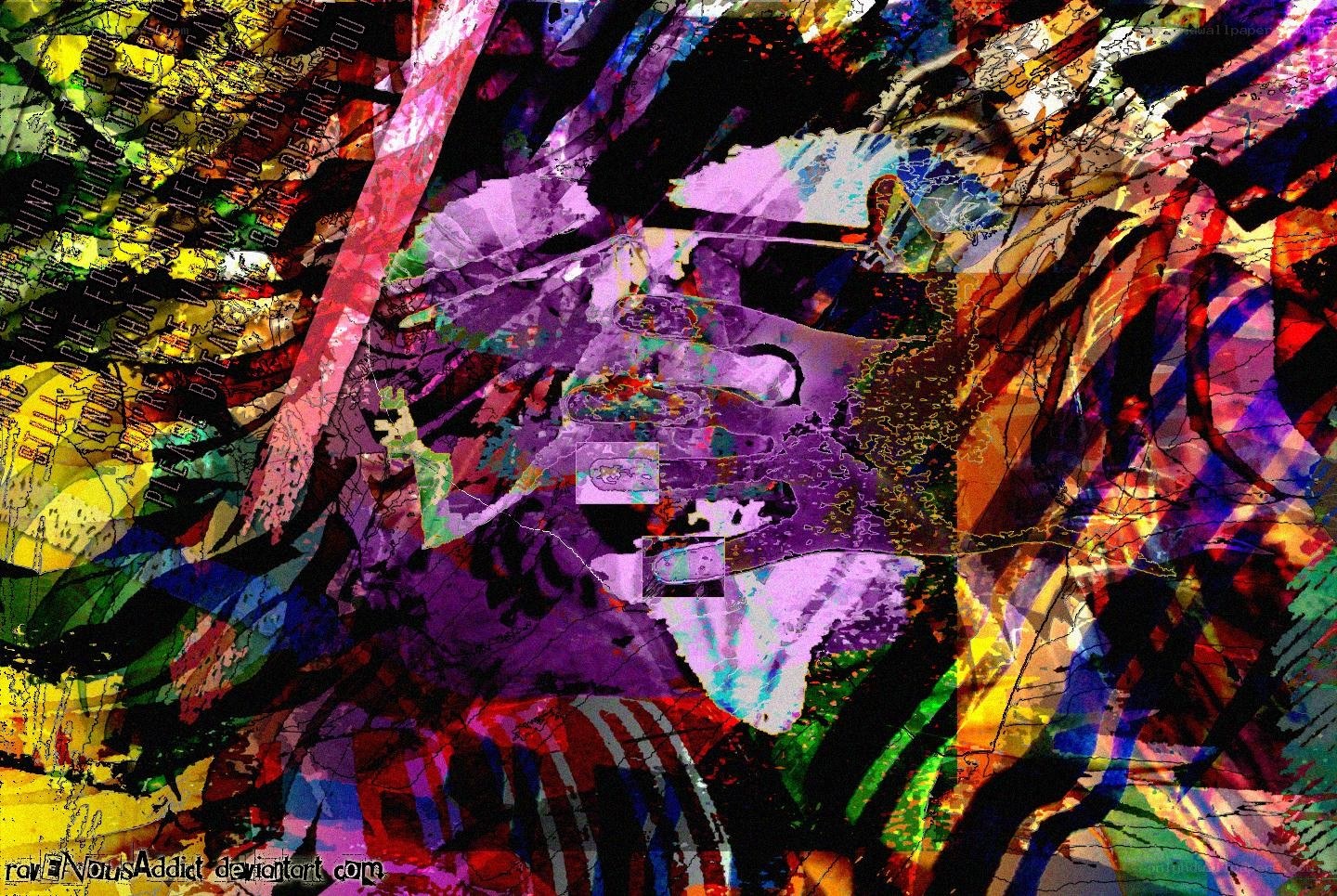 colorful abstract collage