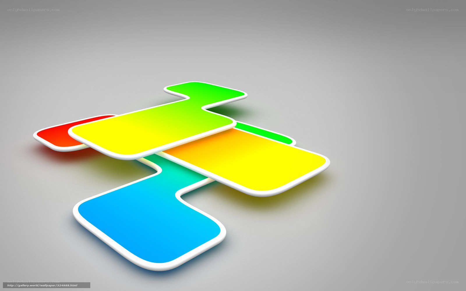 Colorful abstract cross design