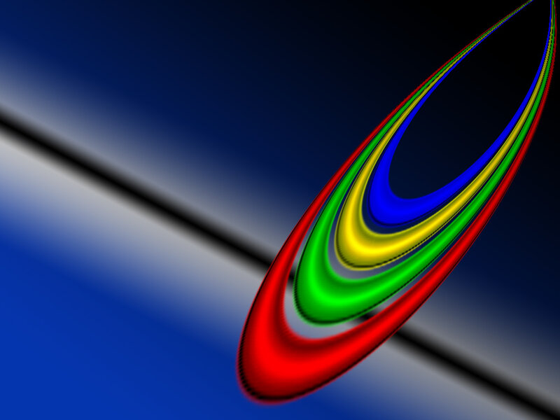Colorful Abstract Curves