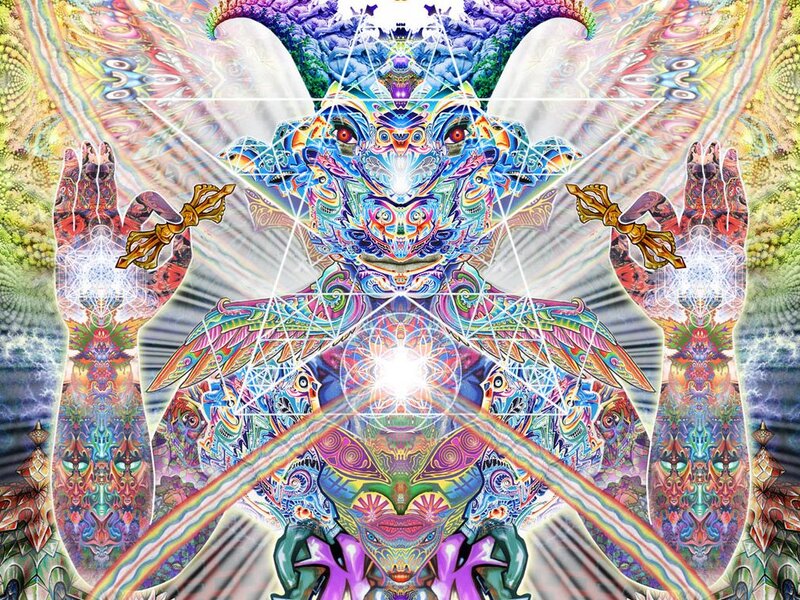 Colorful Abstract Deity