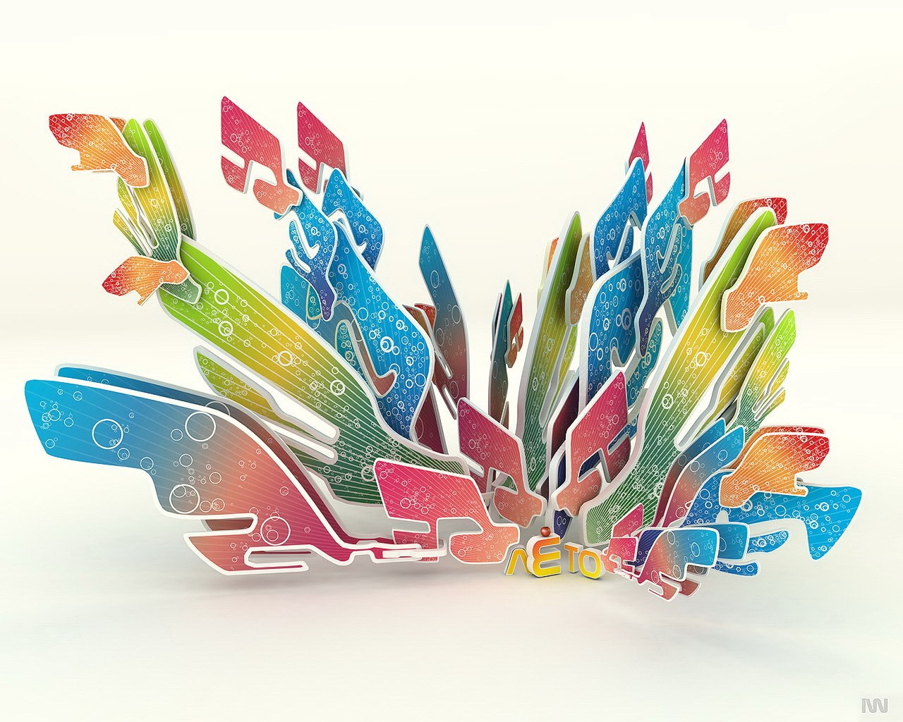 Colorful abstract design
