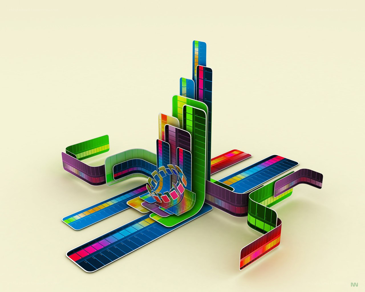 Colorful abstract design