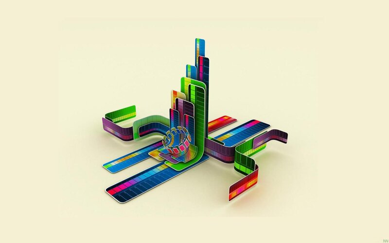Colorful abstract design