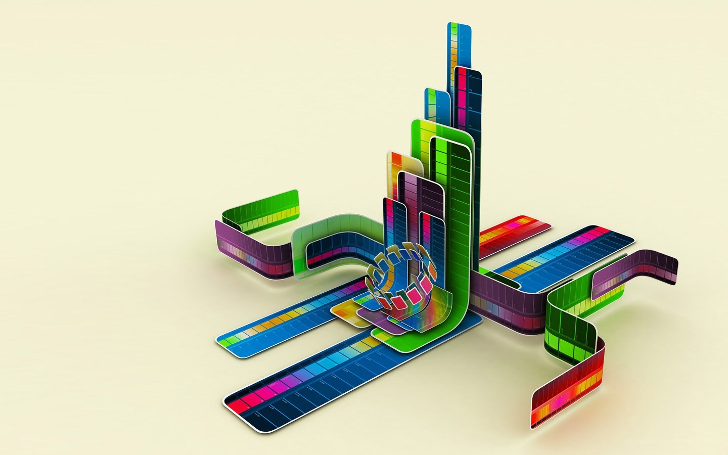 Colorful abstract design