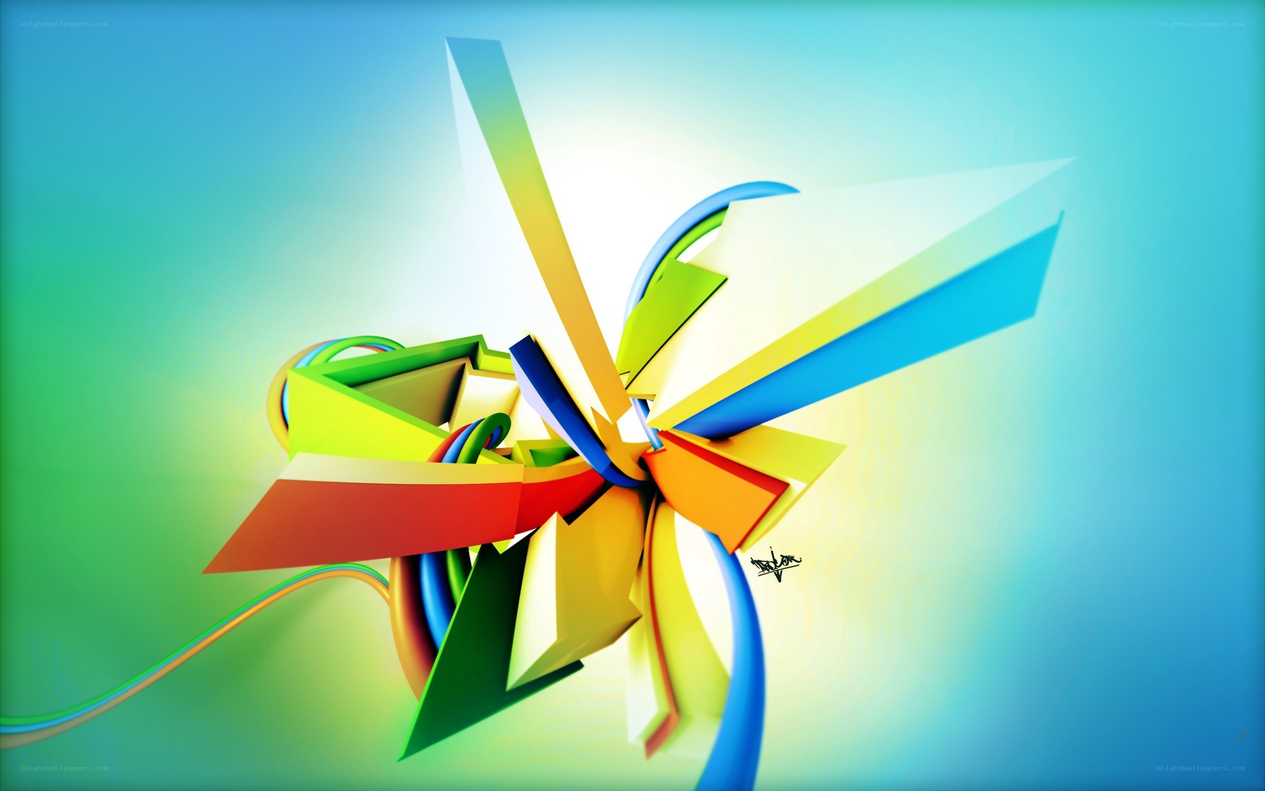 Colorful abstract design
