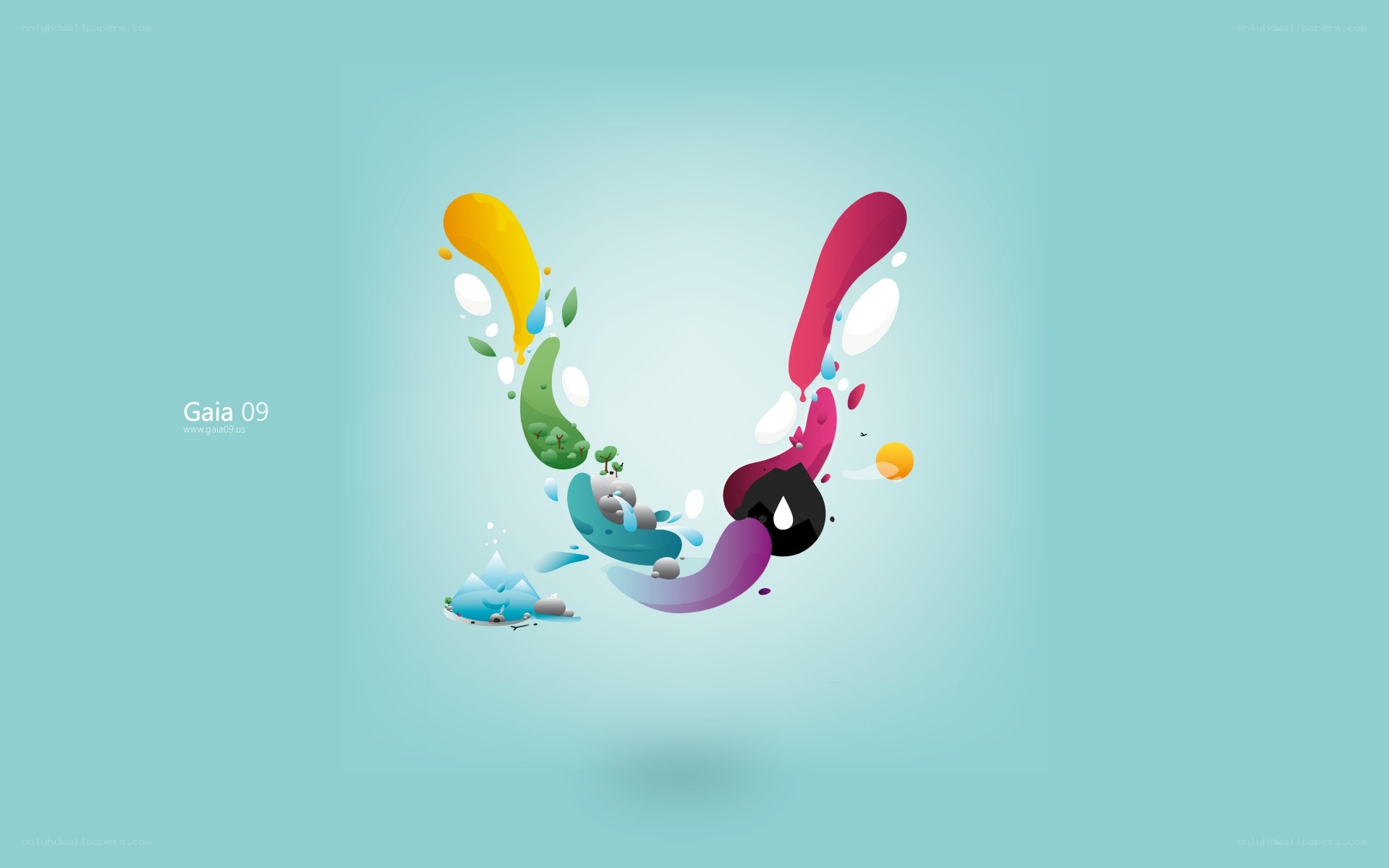Colorful abstract design
