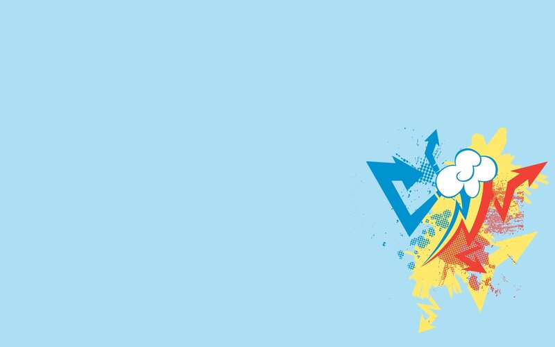 Colorful Abstract Design — Blue, Energetic