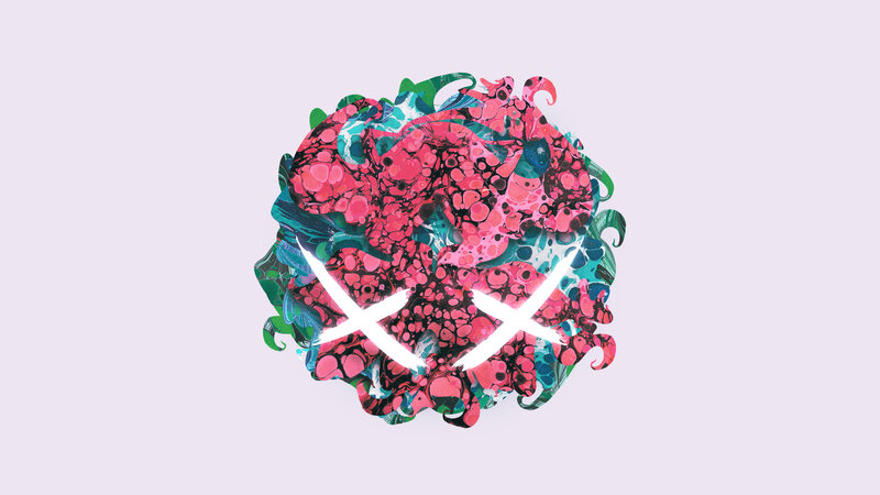 Colorful Abstract Design — Pink, Vibrant, Digital Art