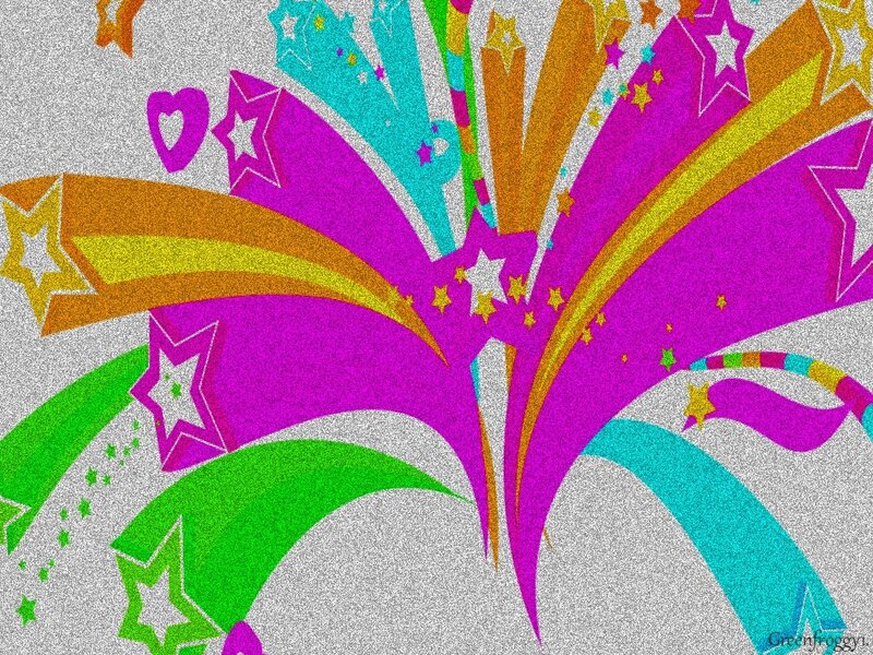 Colorful Abstract Design — Pink, Vibrant