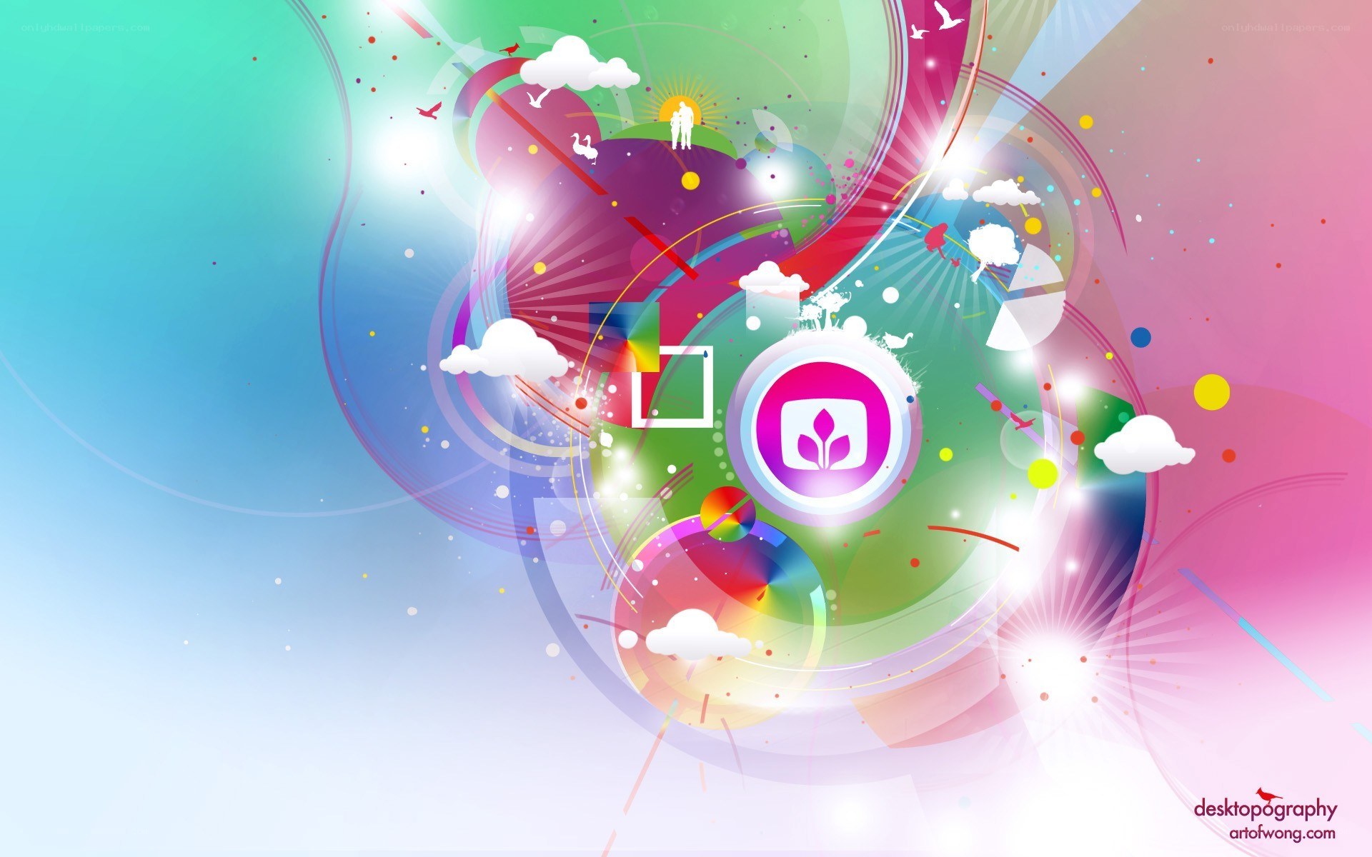 colorful abstract digital art