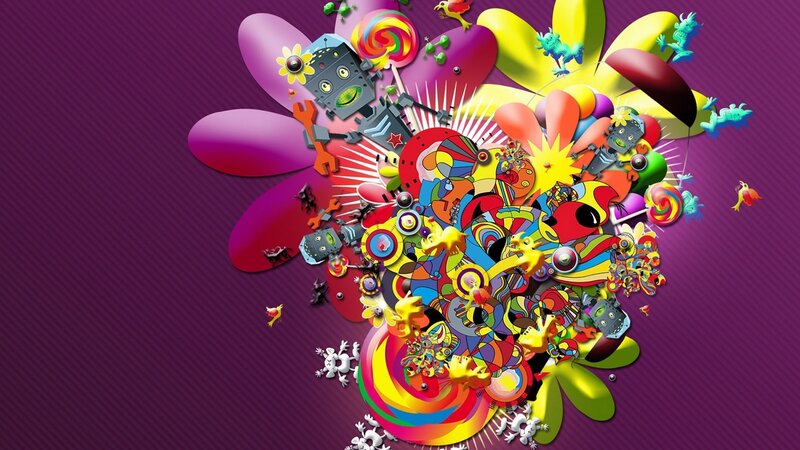 colorful abstract digital art