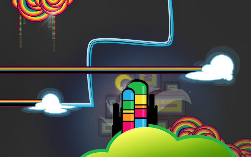 colorful abstract digital art