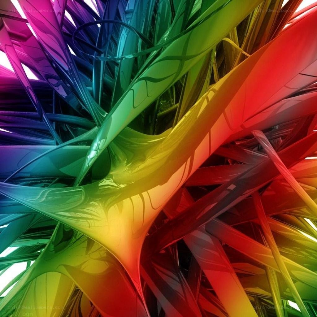 Colorful abstract digital art