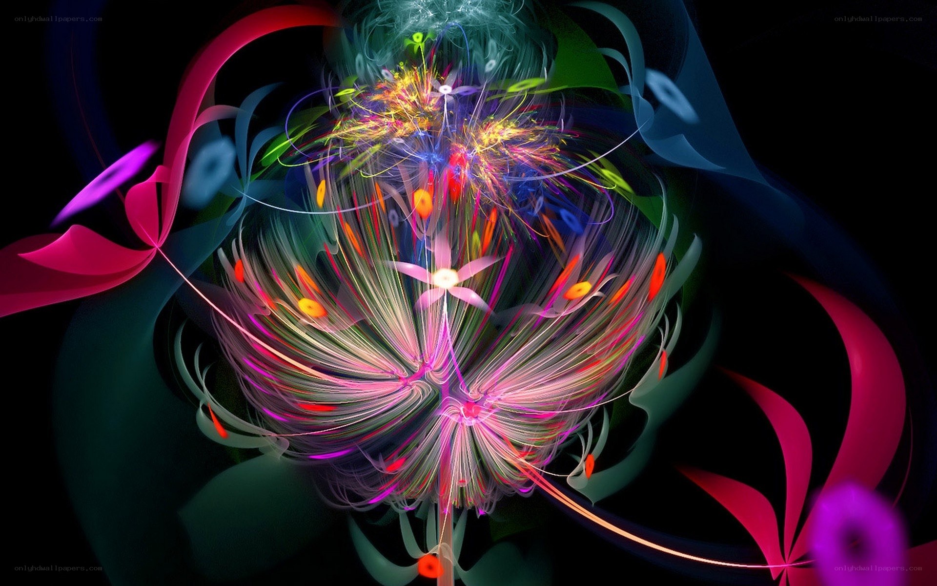 Colorful abstract digital art