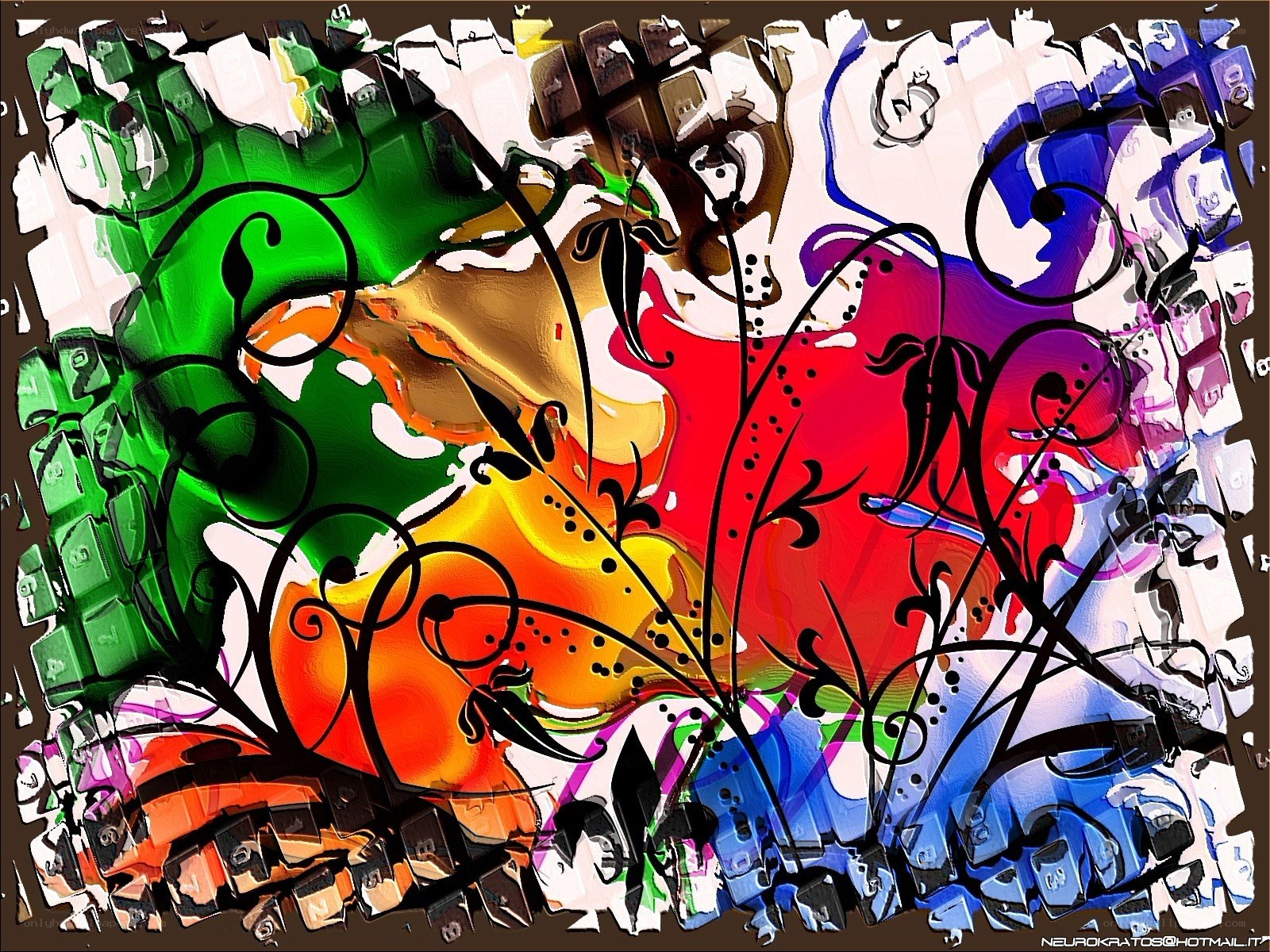 colorful abstract digital art