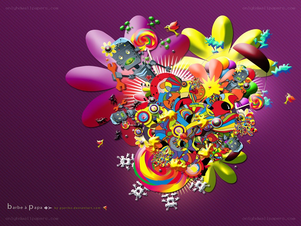 colorful abstract digital art