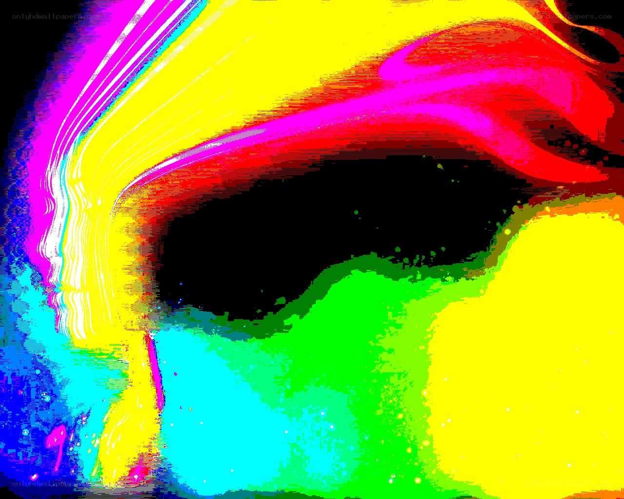colorful abstract distortion