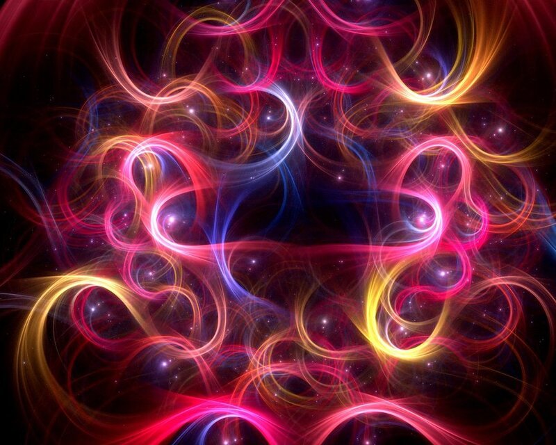colorful abstract energy swirls