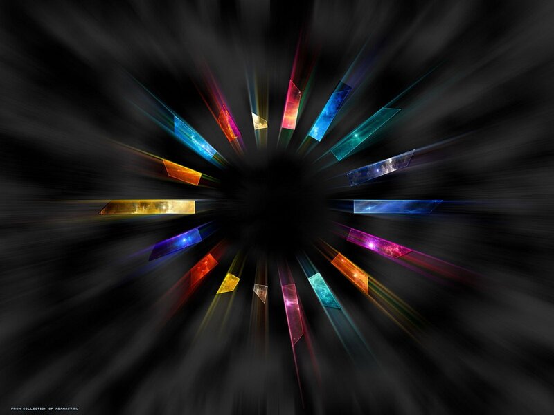 Colorful abstract explosion