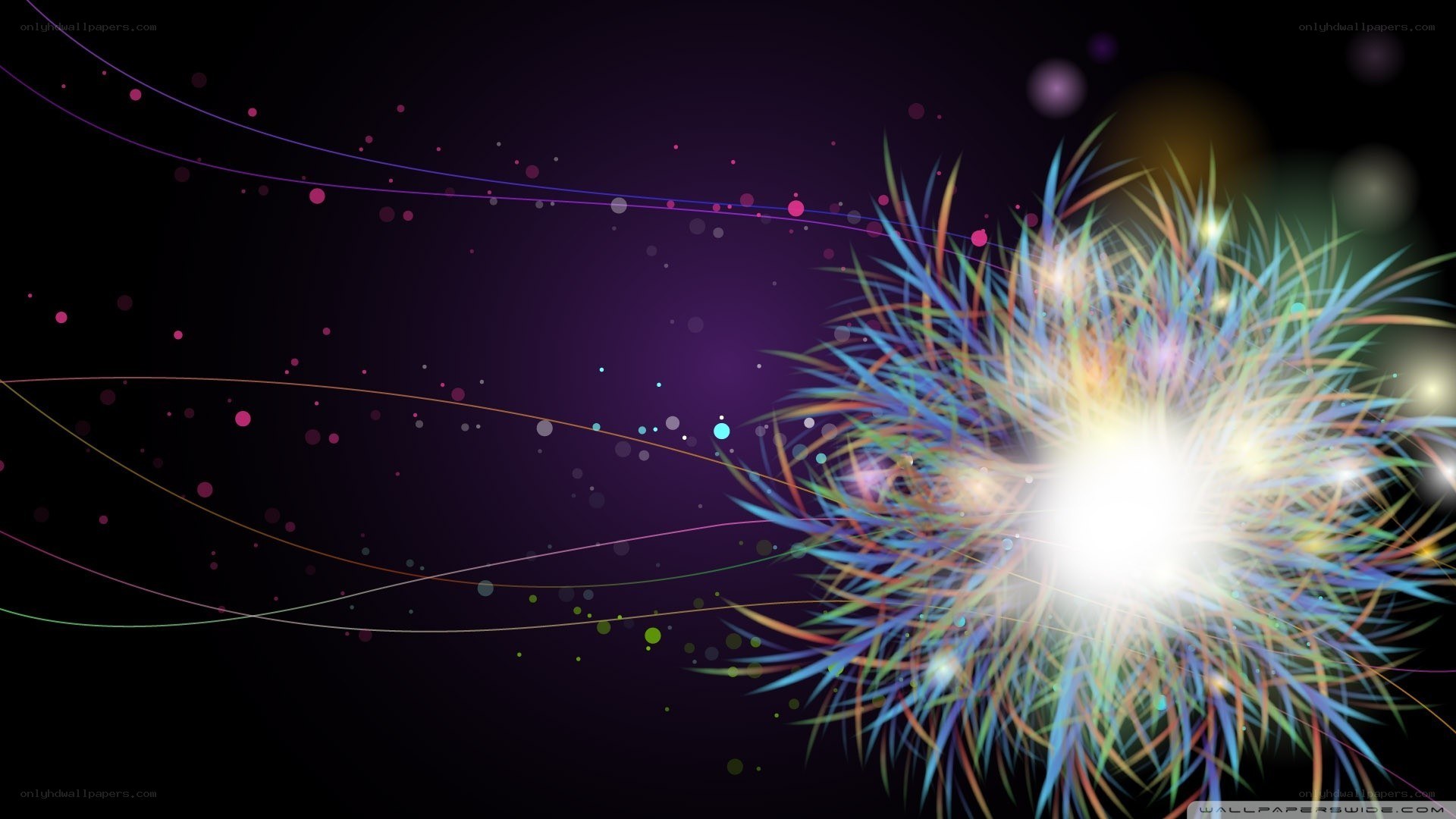 colorful abstract explosion
