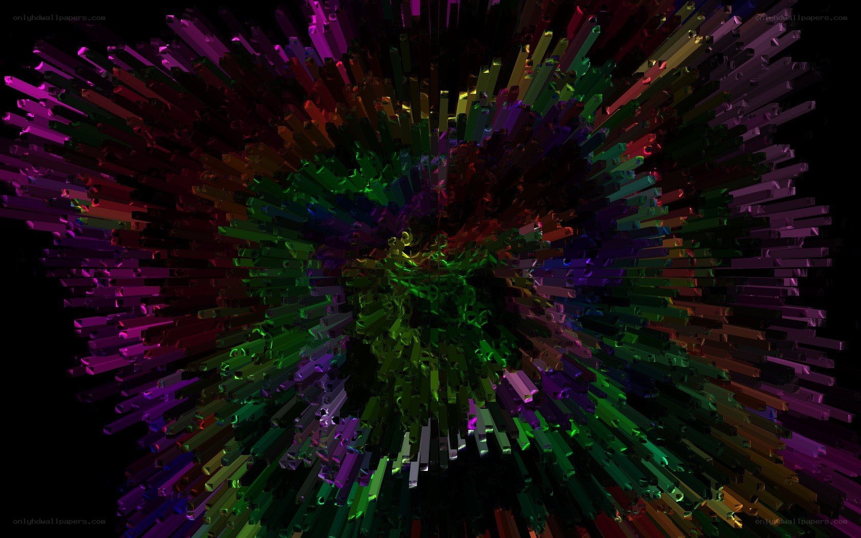 colorful abstract explosion