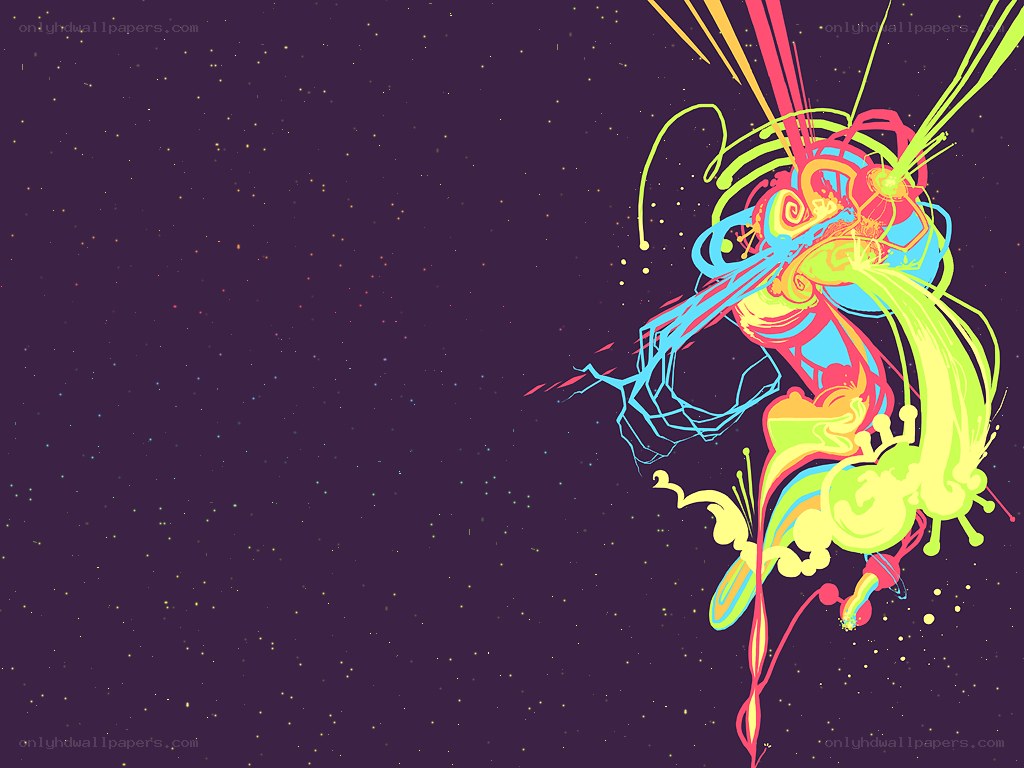 colorful abstract explosion