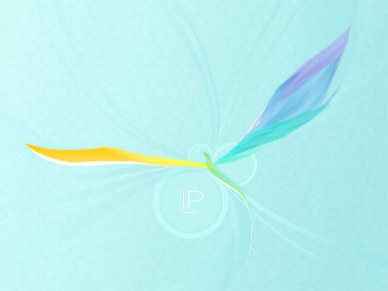 Colorful Abstract Feather