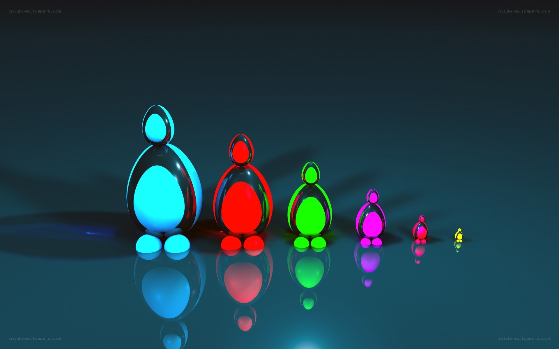 Colorful abstract figures