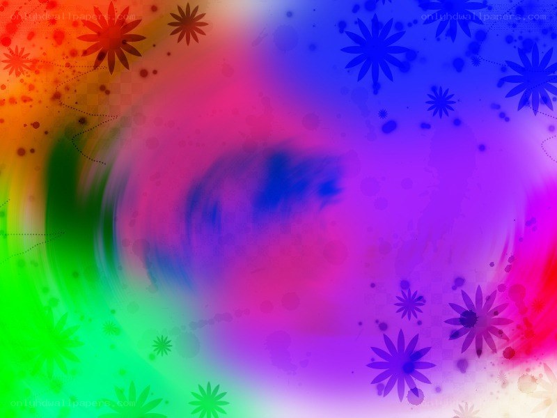 colorful abstract floral background