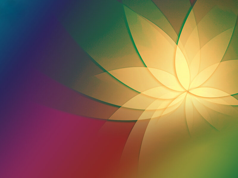 colorful abstract flower design