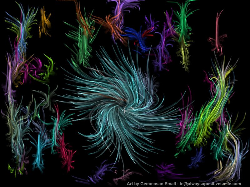 Colorful Abstract Forms — Teal