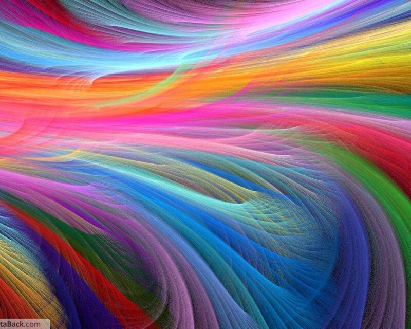 Colorful abstract fractal art