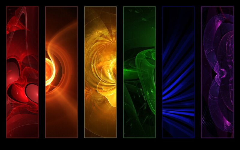 colorful abstract fractal art