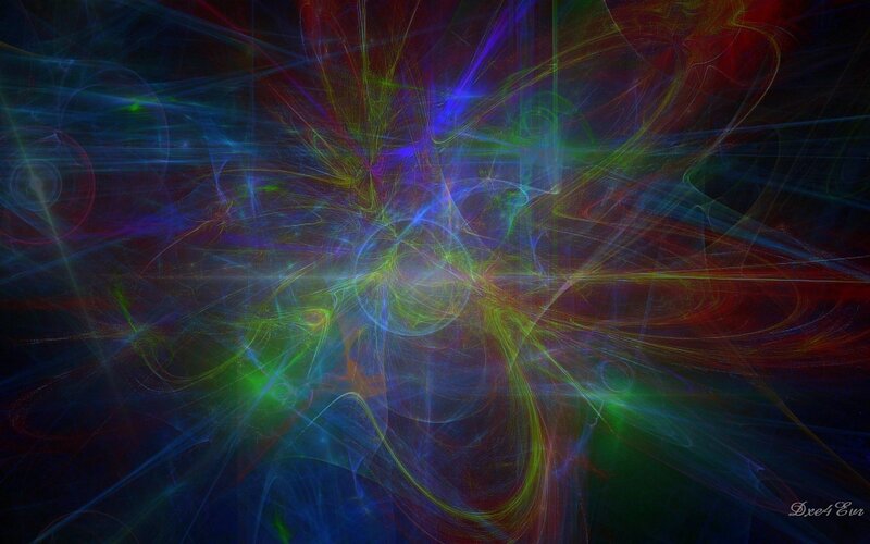 colorful abstract fractal art