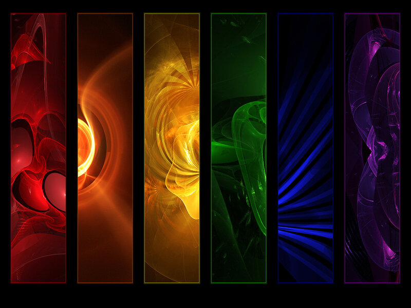 Colorful abstract fractal art
