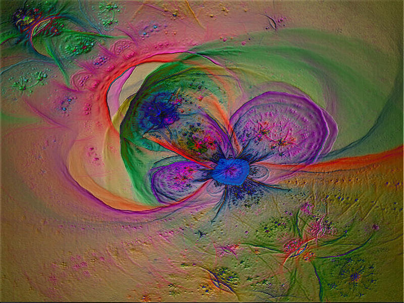 colorful abstract fractal art