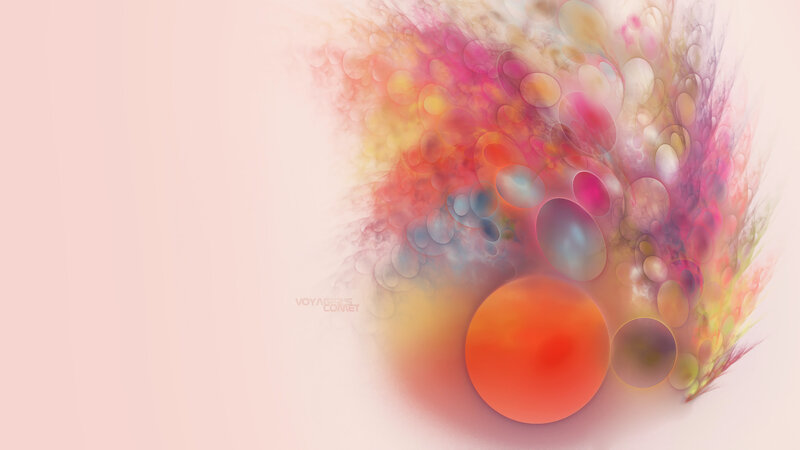 Colorful abstract fractal art